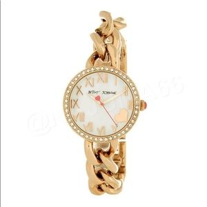 NWT- Betsey Johnson BJ00330-06 Rose Gold Women’s Watch